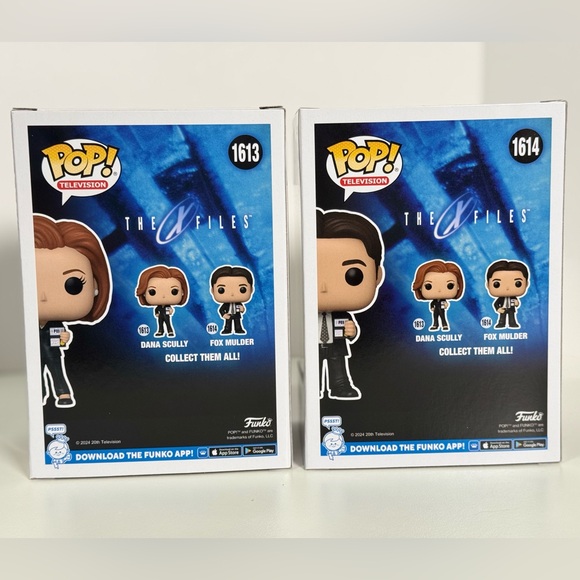 Funko Pop! The X-Files Fox Mulder & Dana Scully Vinyl Figure Set - Picture 2 of 6